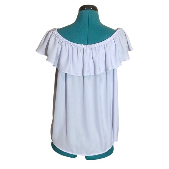 Loft Off-Shoulder Ruffle Blouse - Picture 7 of 13